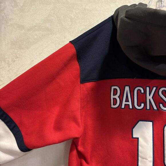 Washington Capitals Backstrom #19 Old Time Hockey Hoodie Jersey Men's Size Large - Picture 9 of 15
